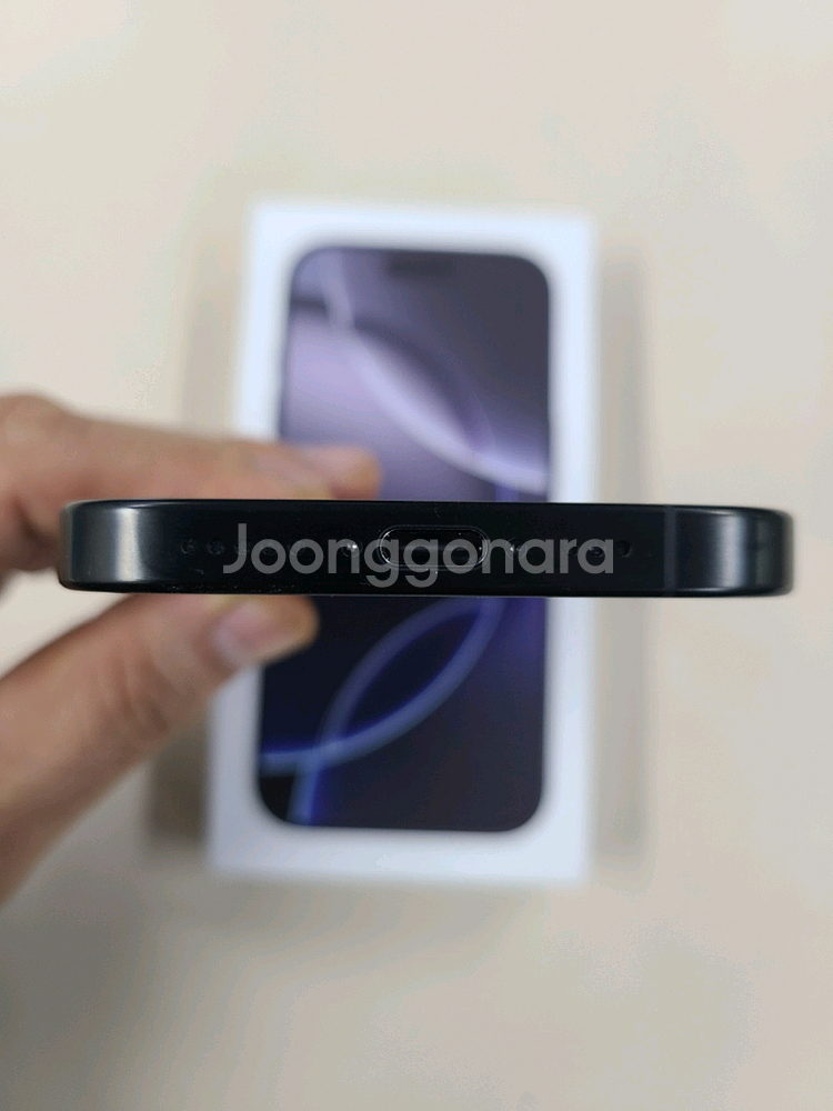 아이폰16프로 128G 밧데리100프로 무기스 실사용4개월 ^^--3