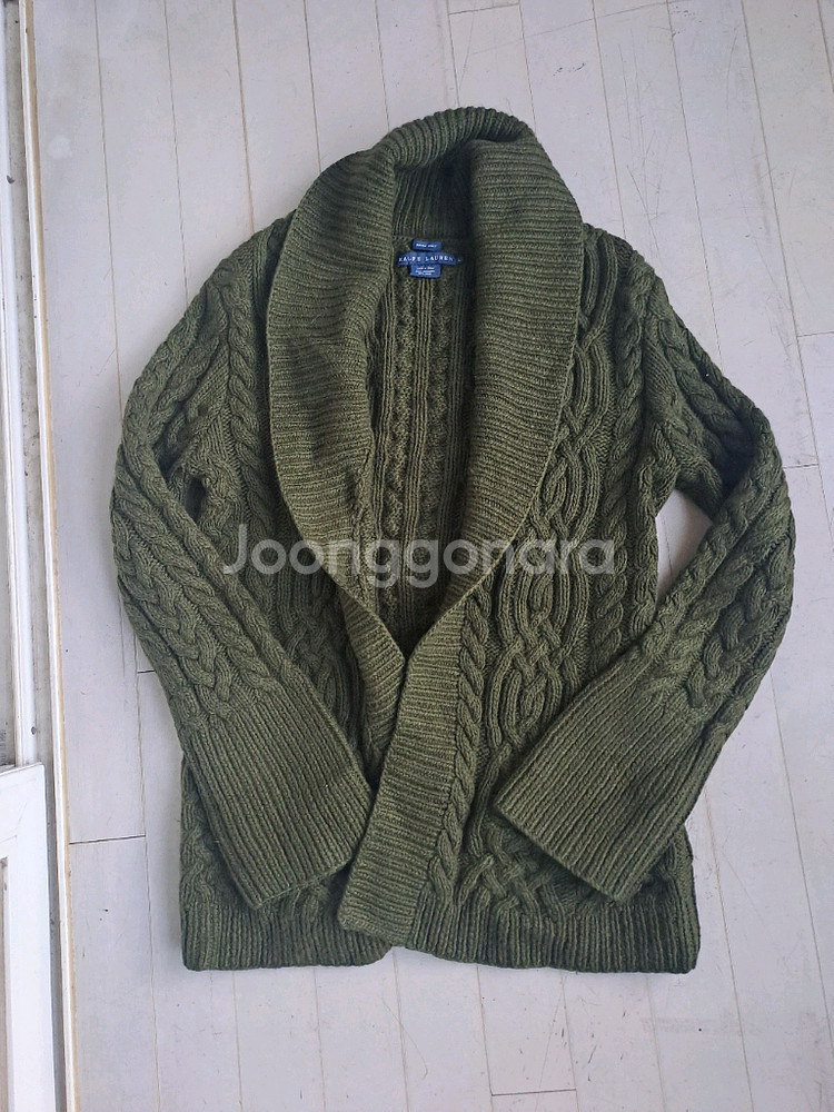 폴로 랄프로렌 케이블 니트 가디건--0