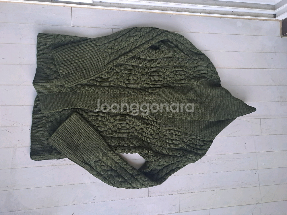 폴로 랄프로렌 케이블 니트 가디건--1