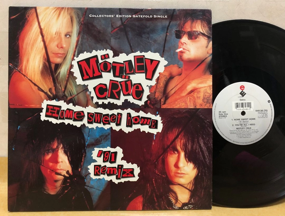 LP ; motley crue - home sweet home 머틀리 크루 홈 스위트 홈 - 안심되는 중고거래