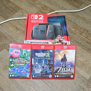 닌텐도 스위치2 본체 + 게임 3종 세트