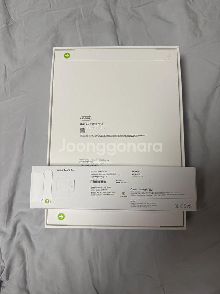 아이패드 에어11 M3 128G WIFI + 애플펜슬 프로 미개봉 새제품--1