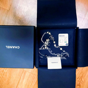 샤넬 CC 로고 진주 목걸이