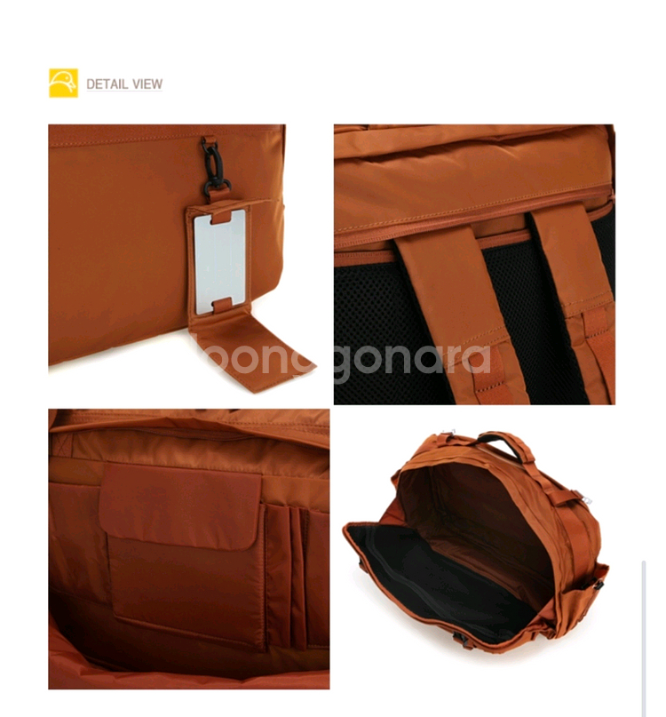 만다리나덕 3way 백팩 토트 크로스--5