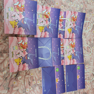 이삭토스트 포켓몬스터 콜라보 벚꽃 2차 쇼핑백 굿즈 포켓몬