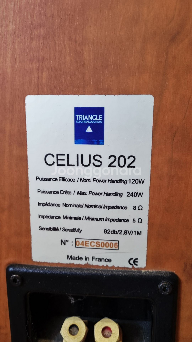 트라이앵글 Triangle Celius 202 톨보이 스피커--3