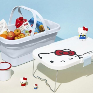 일리윤 키티 콜라보 피크닉 폴딩테이블박스