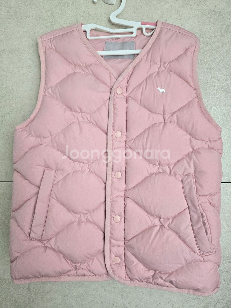 여아 패딩 조끼 120 블루독--0