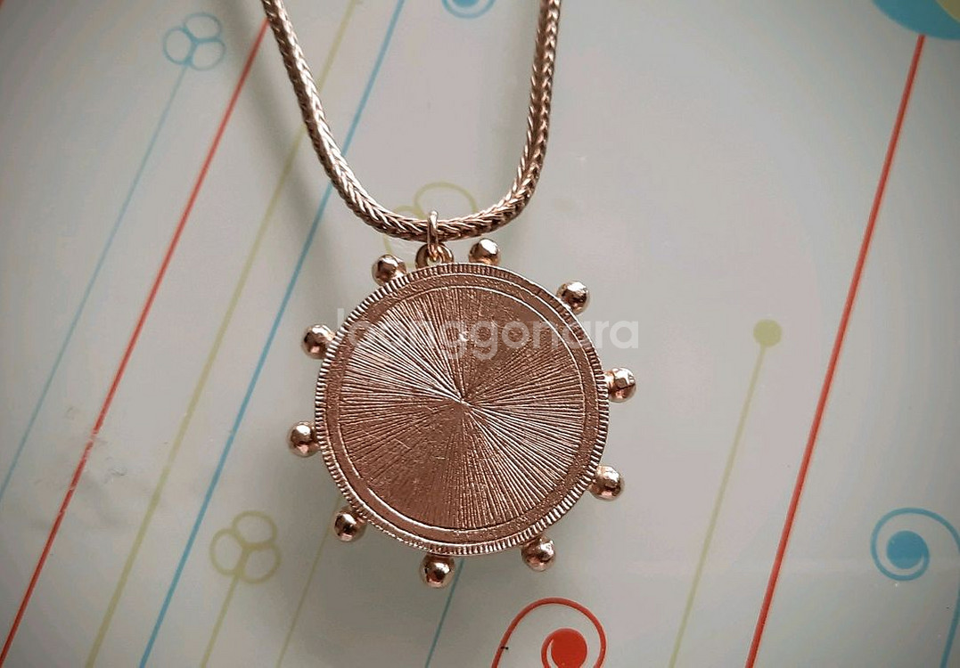 샤넬 골드 크리스탈 목걸이Chanel LA PAUSA 크루즈 목걸이정품--7