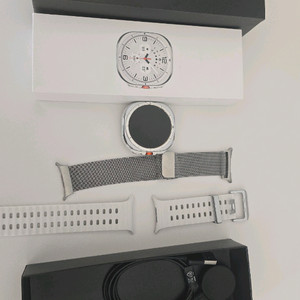 갤럭시워치 울트라 화이트 풀박스 S급 LTE 팝니다