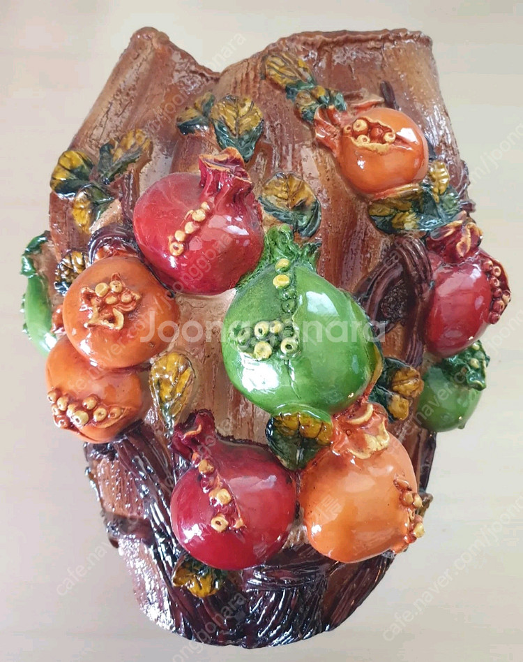 대전-목판액자 화병--4