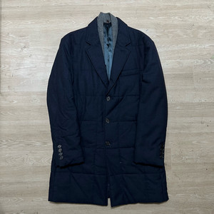 SIEG 지이크 이너 니트카라 퀼팅 코트패딩 점퍼 [네이비] XL/105