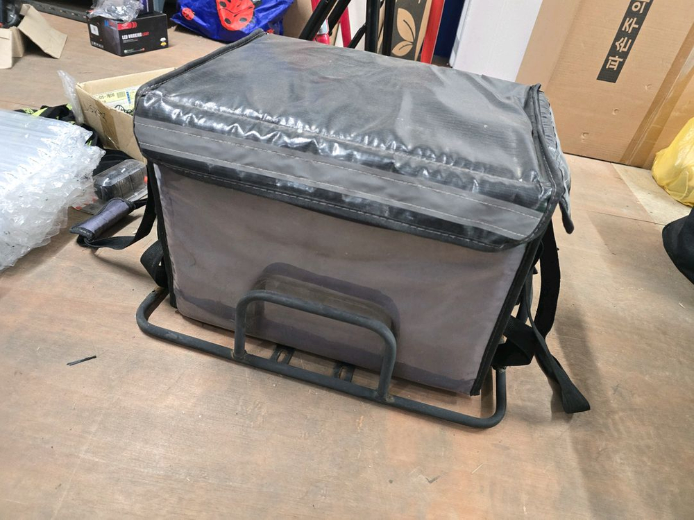 오토바이 자전거 배달통 배달가방 브라켓 이미지