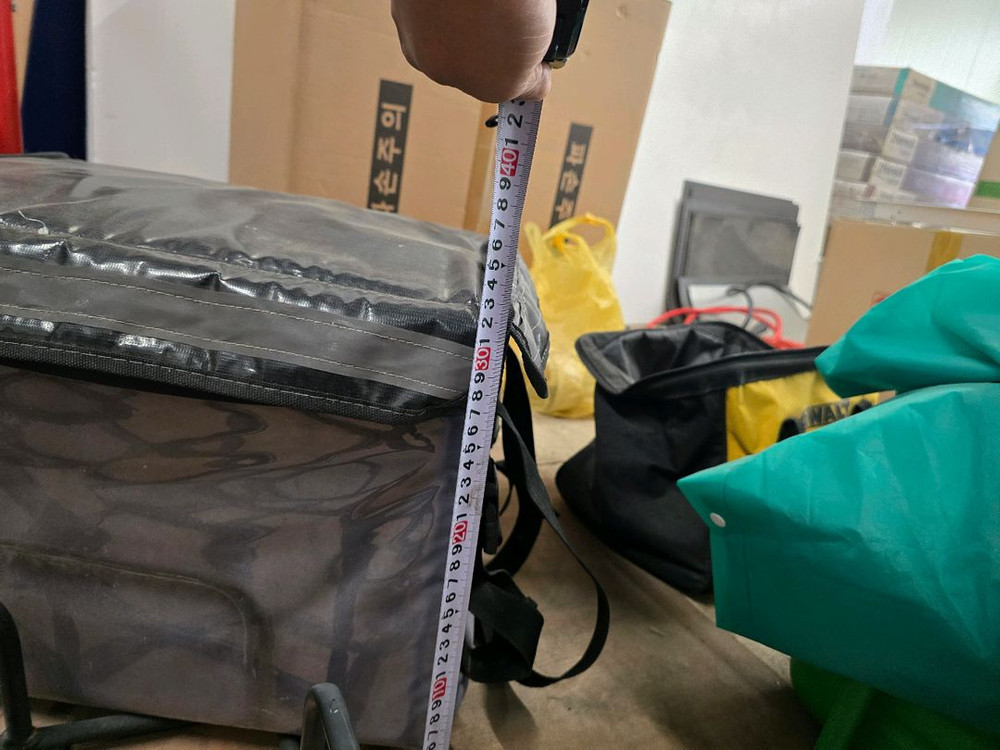 오토바이 자전거 배달통 배달가방 브라켓 이미지