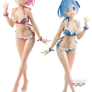 리제로 렘 람 비키니 피규어 세트