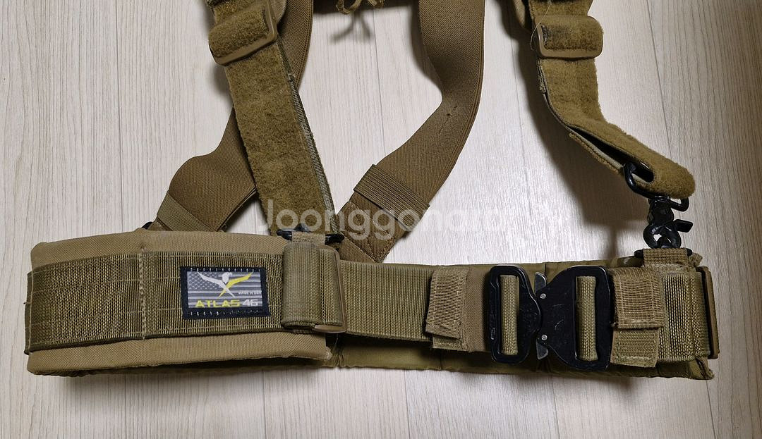 아틀라스46, ATLAS46 서스펜더 V2 + 요크 패드 + 헤비밸트 + 오스트리알핀 버클 세트 판매 합니다.--2