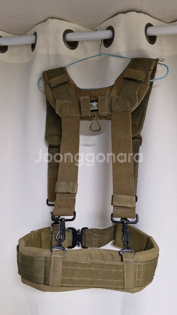 아틀라스46, ATLAS46 서스펜더 V2 + 요크 패드 + 헤비밸트 + 오스트리알핀 버클 세트 판매 합니다.--1