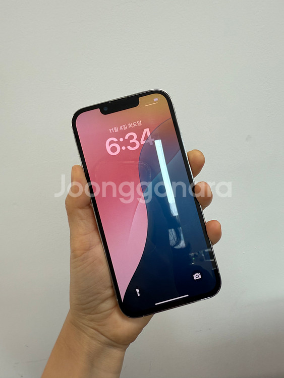 I Phone아이폰13프로 화이트(실버) 128기가--0