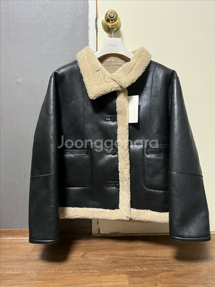 프리버07 하이넥 무스탕 / High neck faux leather--6