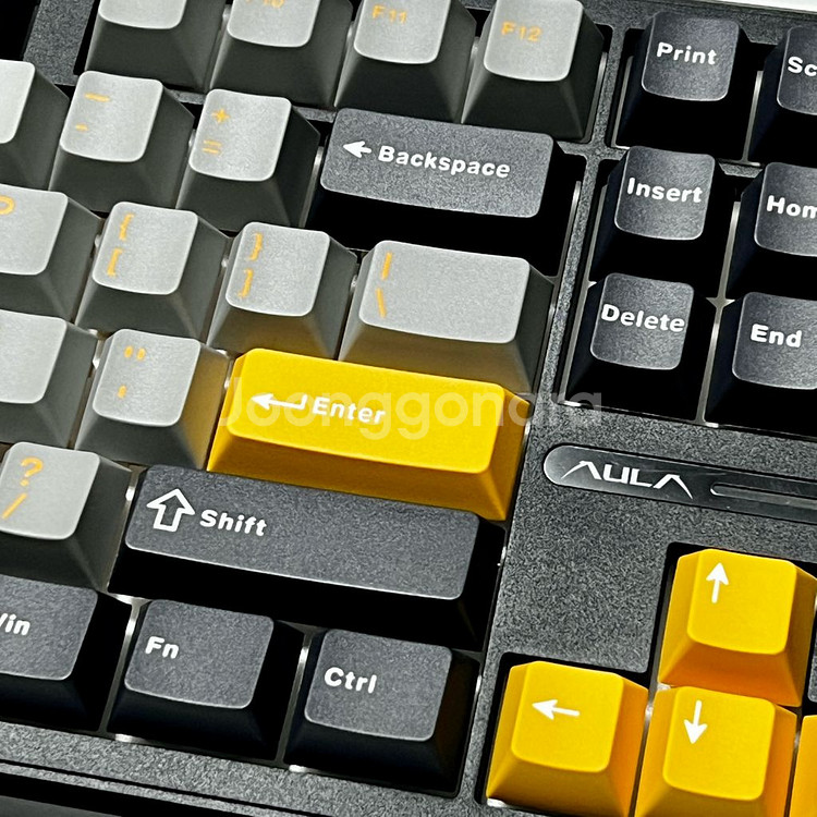 독거미 F108 Pro 키보드 블랙옐로우 그린축(리퍼축) 새거--2