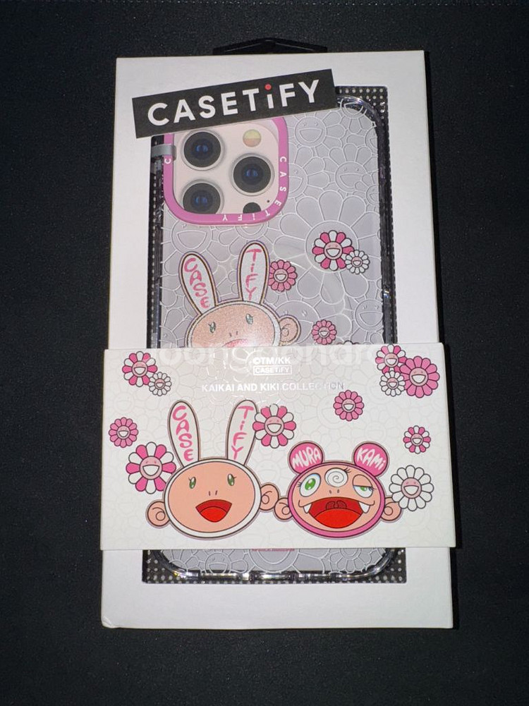 케이스티파이 무라카미 한정판 핑크링 아이폰 16프로맥스--2