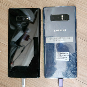 (택포)갤럭시노트9,갤럭시노트8 액정파손팝니다.