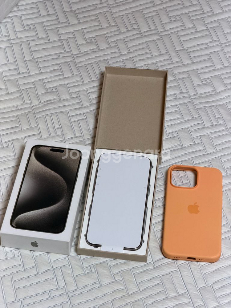 아이폰 15 프로 맥스 1TB 내추럴 티타늄 리퍼 미사용--0