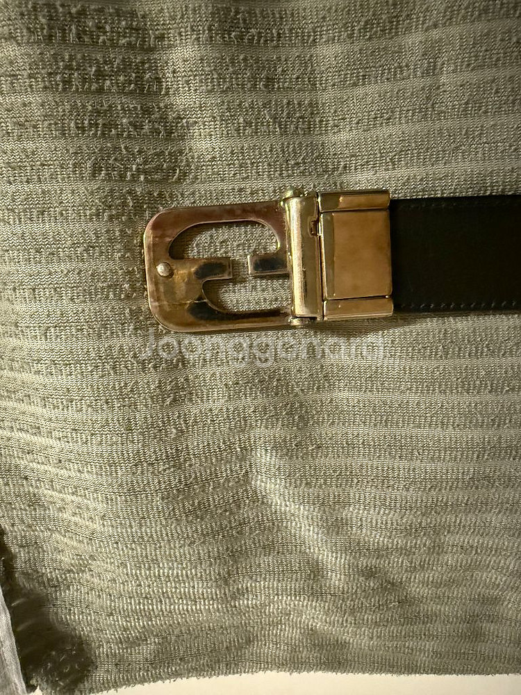 구찌은장벨트--1