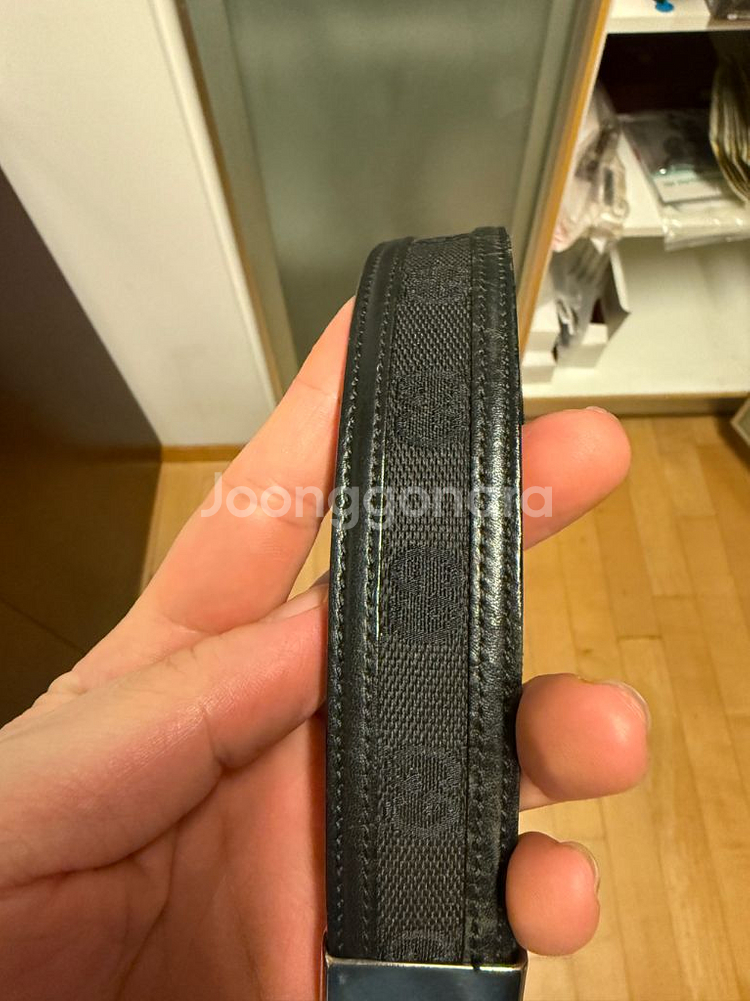 구찌은장벨트--2