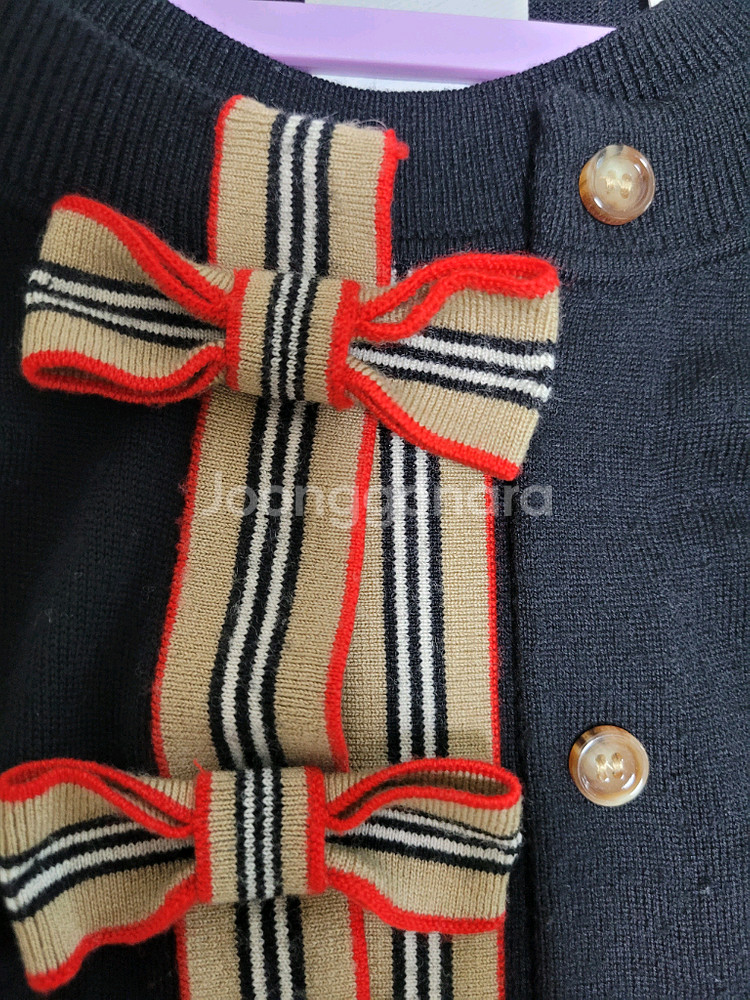 버버리키즈 반팔 가디건 세트 12y--1