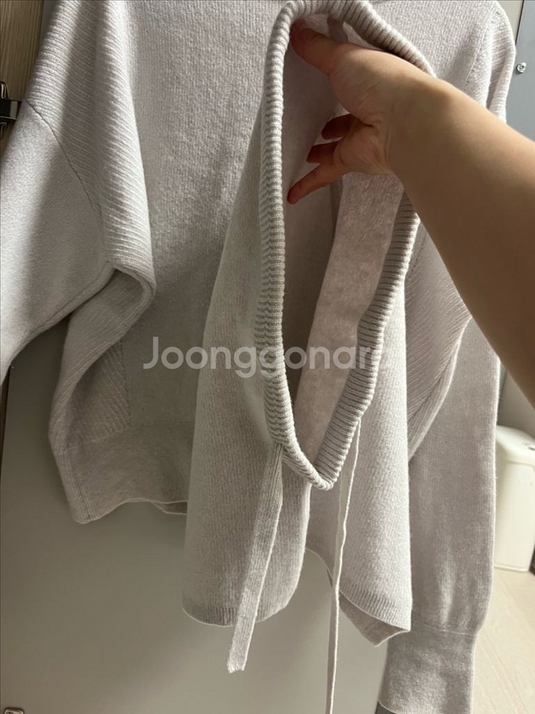 오브제 캐시미어 니트+바라클라바+조거팬츠 셋업--1