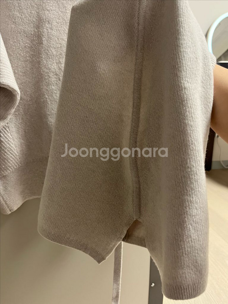 오브제 캐시미어 니트+바라클라바+조거팬츠 셋업--2