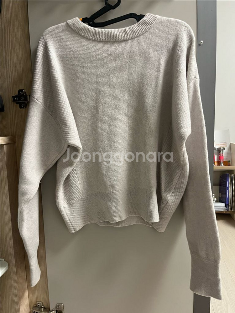 오브제 캐시미어 니트+바라클라바+조거팬츠 셋업--0