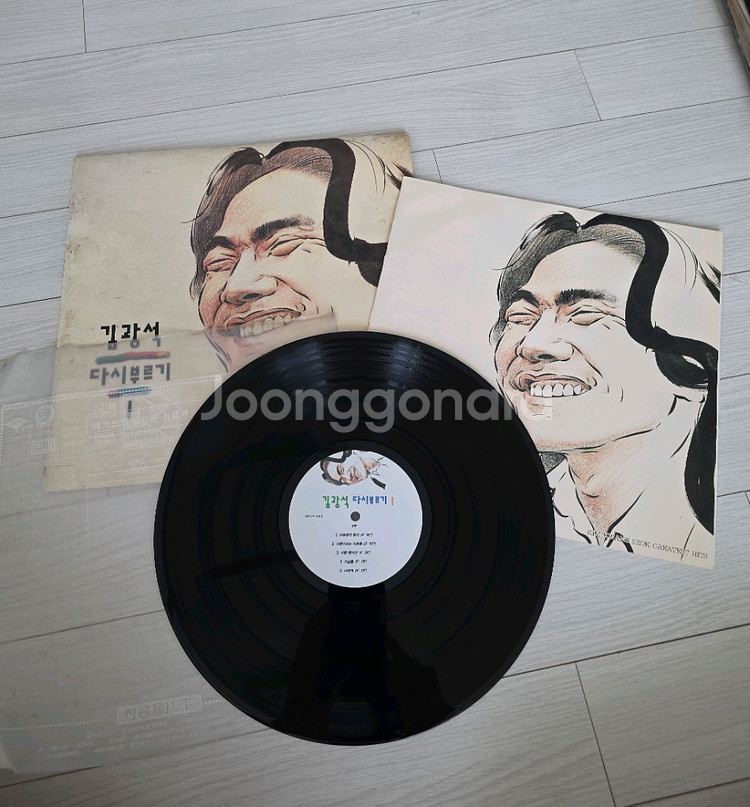 김광석, 김현식 등 초판 LP 다수 판매--0