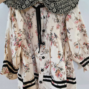 봉주르 다이어리 버드플라워 튜닉 4y