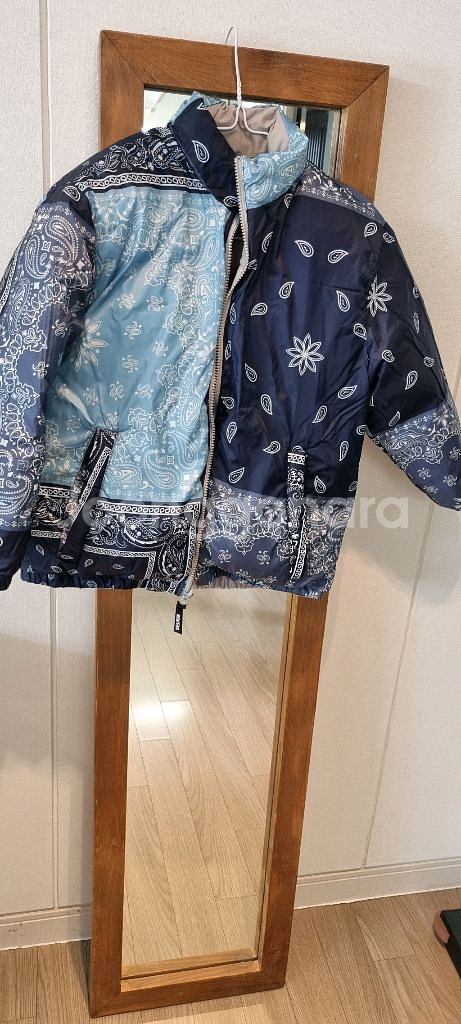 남아 뉴에라 거위털오리털패딩 등130~140--2