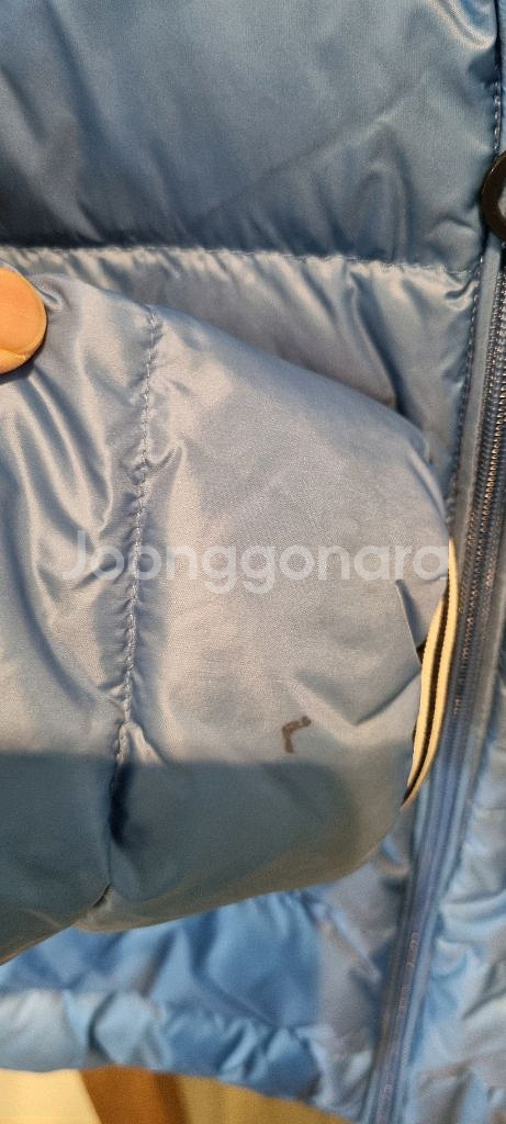 남아 뉴에라 거위털오리털패딩 등130~140--5