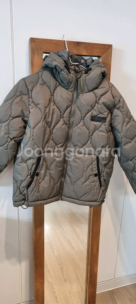 남아 뉴에라 거위털오리털패딩 등130~140--7