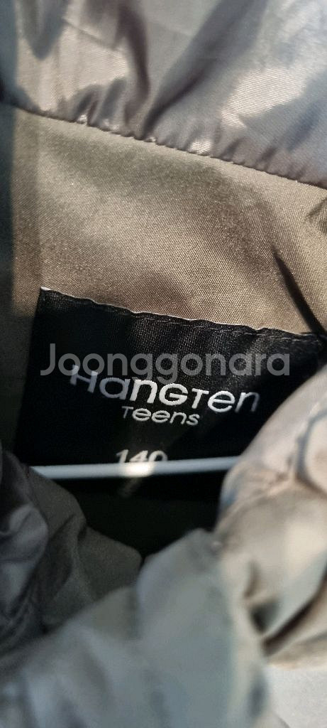 남아 뉴에라 거위털오리털패딩 등130~140--8