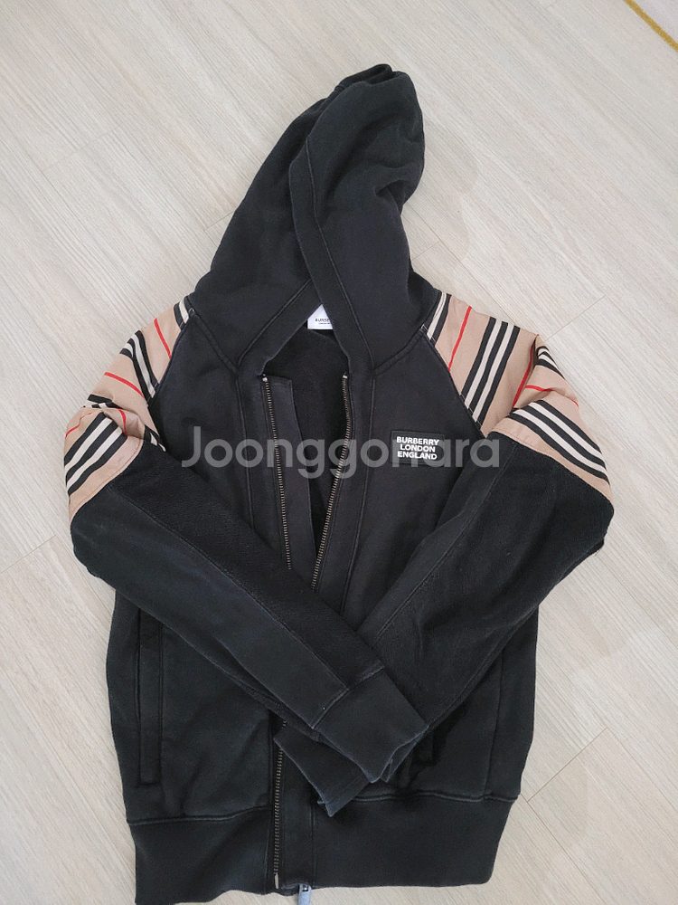 버버리 키즈 후드집업 12y--0
