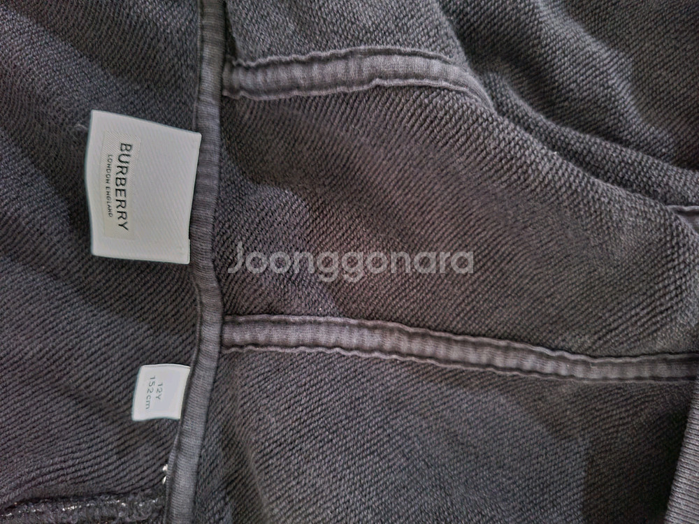 버버리 키즈 후드집업 12y--3