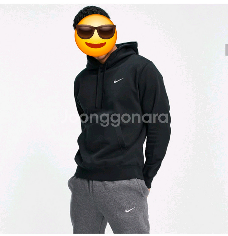 나이키 기모 후드티--0
