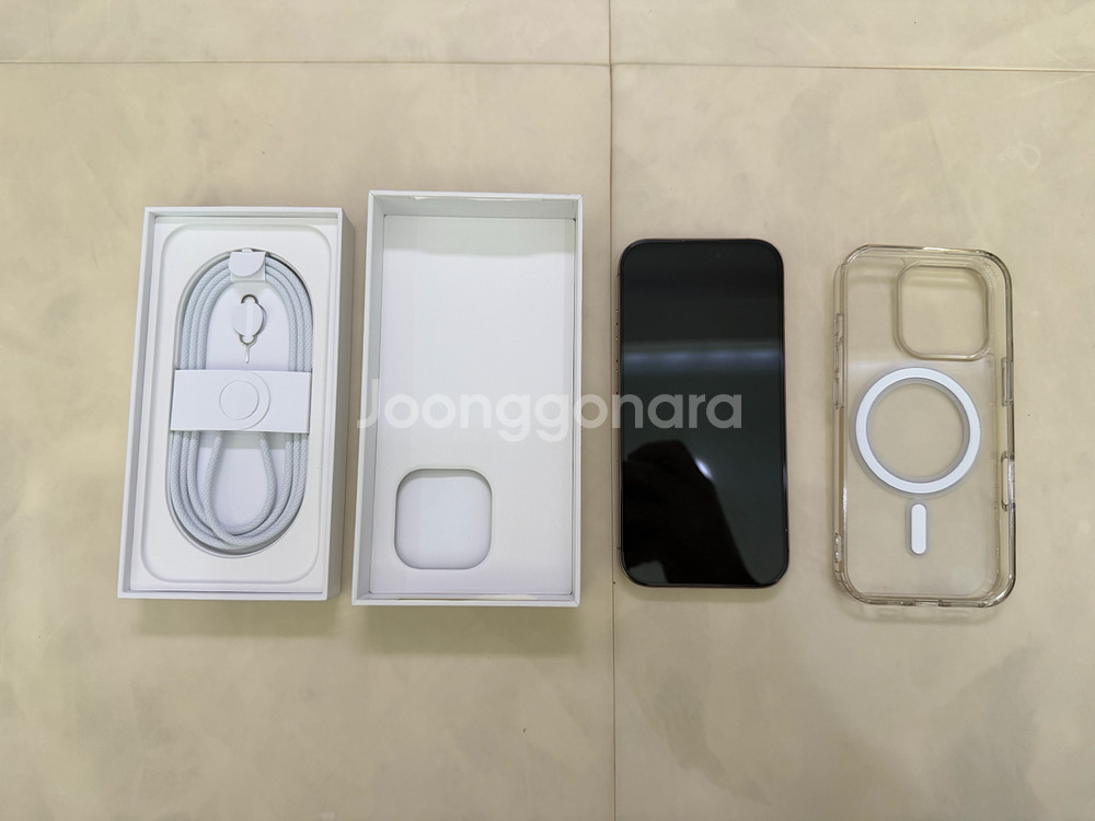 아이폰16프로 512GB 데저트 티타늄 + 애플케어--0