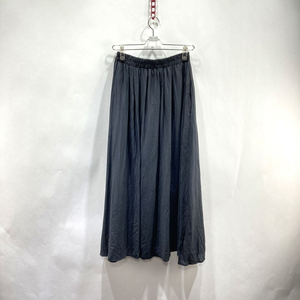 여성 밴딩 주름 롱스커트 블랙 free 영구제