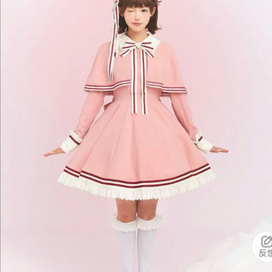 카드캡터 체리 코스프레 로리타복장 XL사이즈
