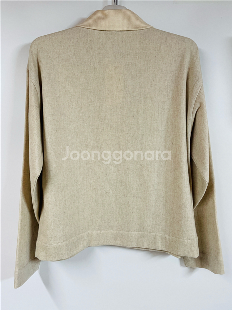 LE17SEPTEMBRE 카라 니트 탑 아이보리--1