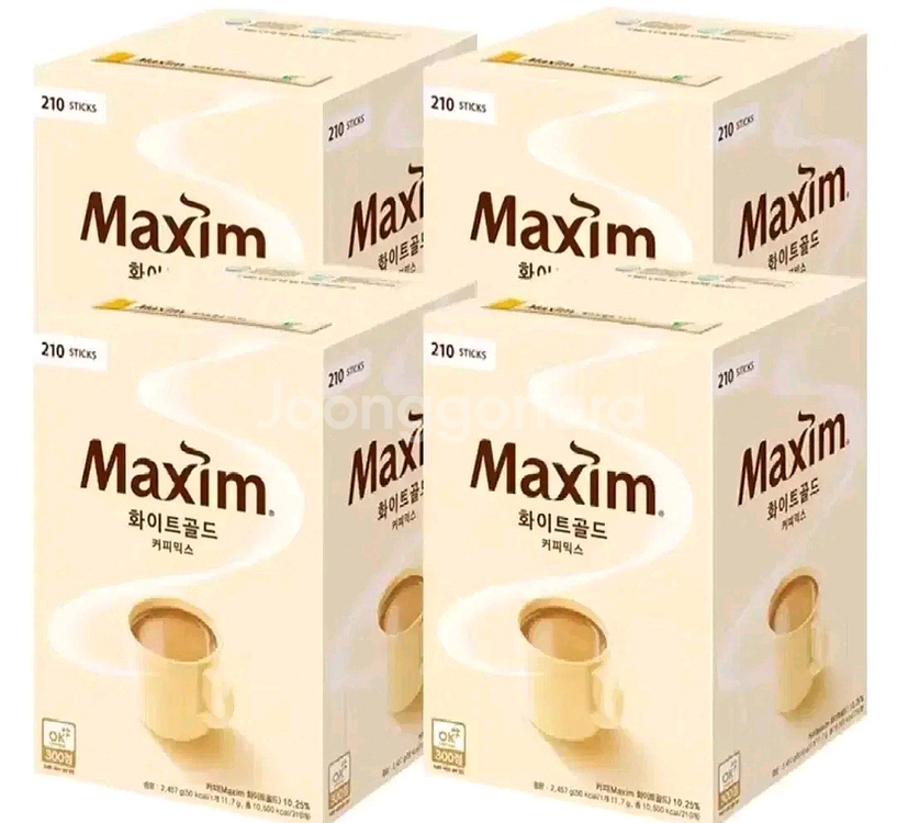 맥심 화이트골드 커피믹스 840개 210TX4박스--1