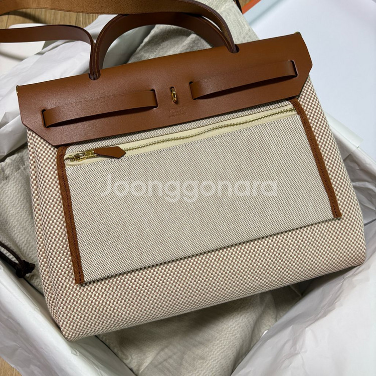 에르메스 에르백31 에크류 베쥬 포브 k각인--1