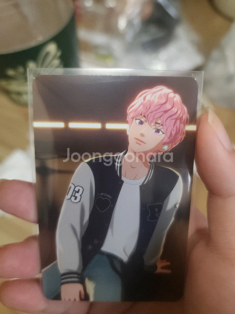 플레이브 밤비 바시티 자켓 양도합니다--0