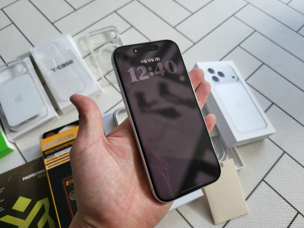 아이폰17프로 실버 17프맥 실버와 교환--3